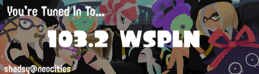 you're tuned into 103.2 WSPLN (ink theory banner by deadlinesmb)